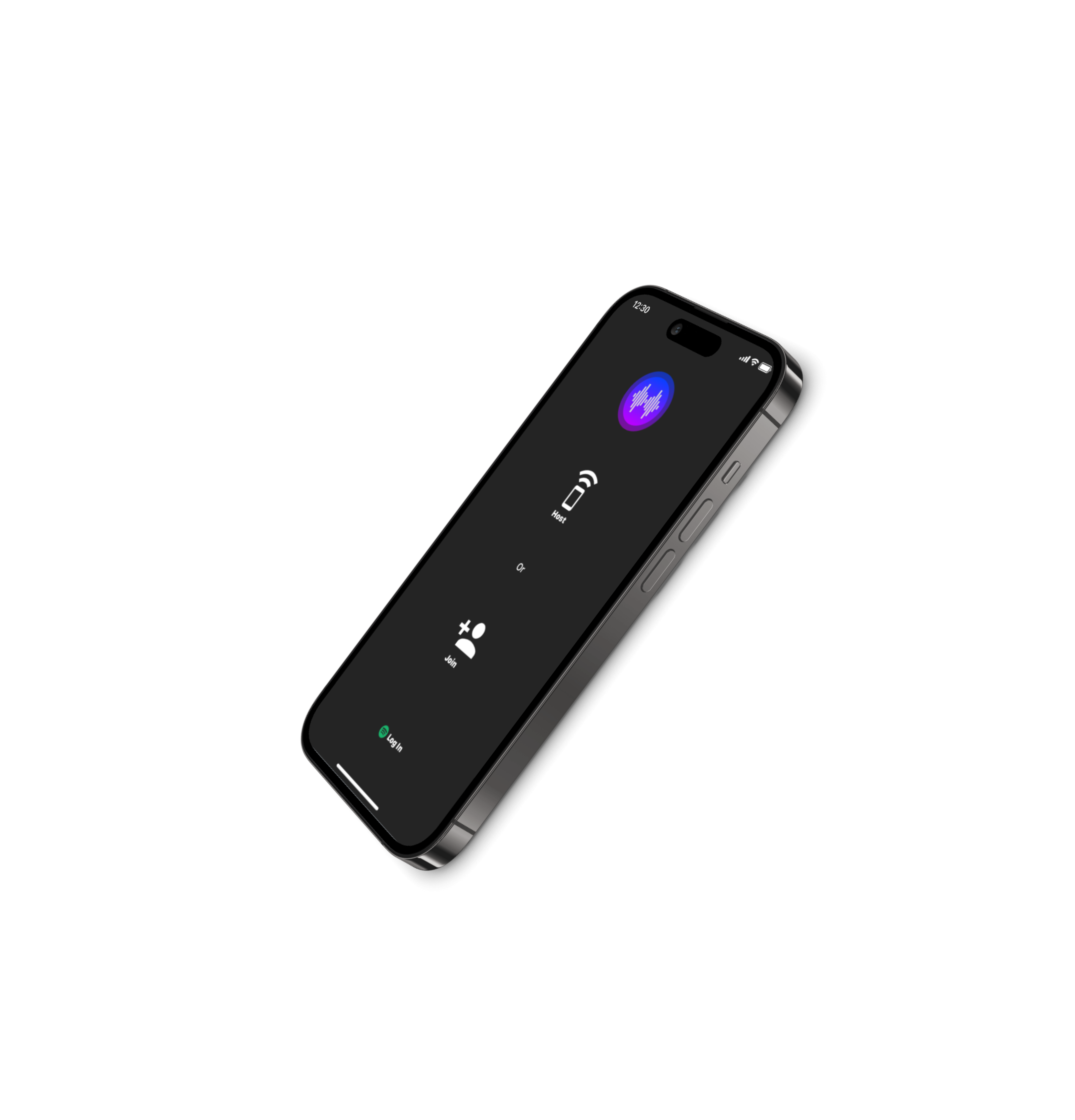 Image of home screen of Synq'd