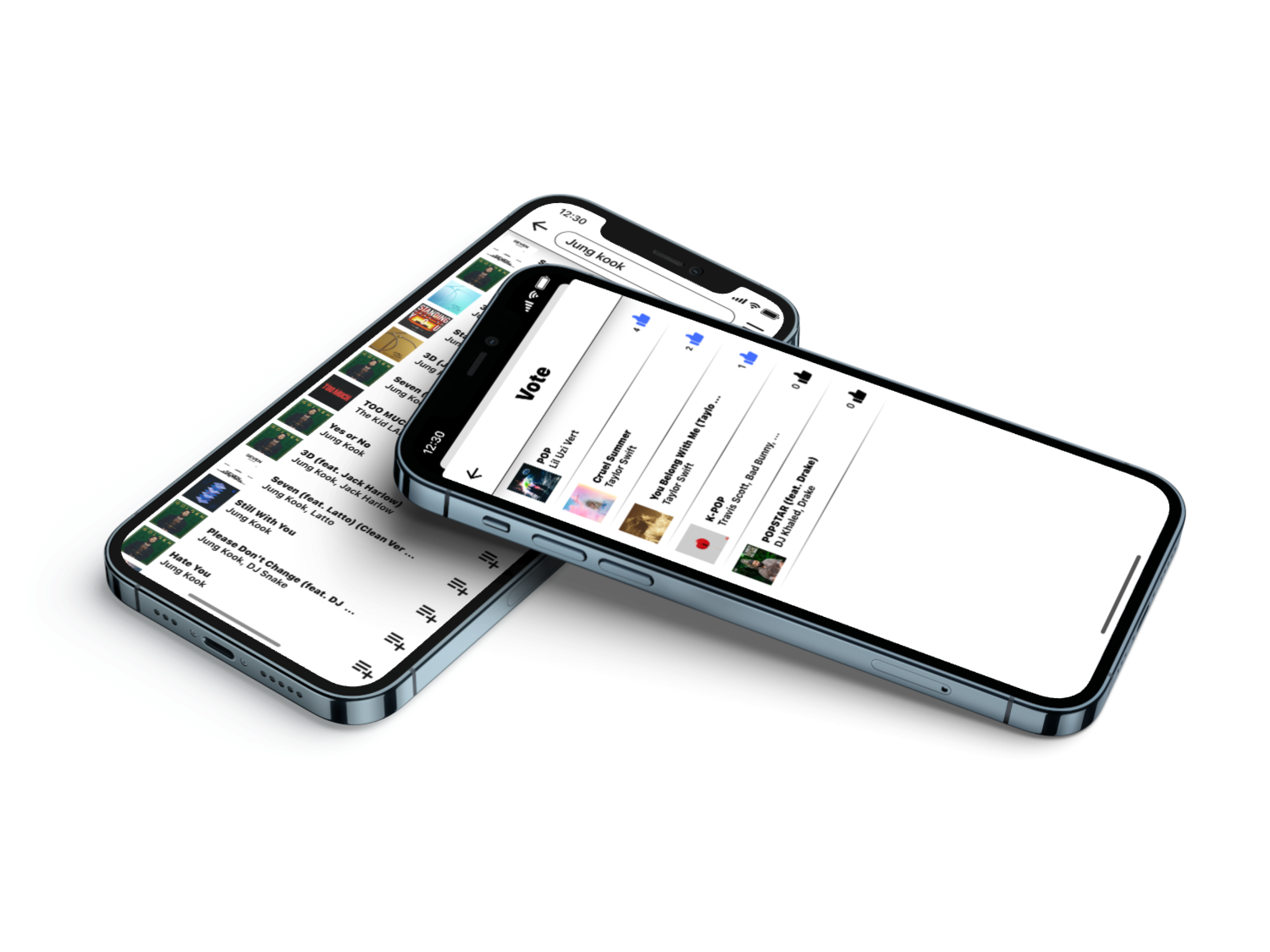 Image of search and vote within Synq'd